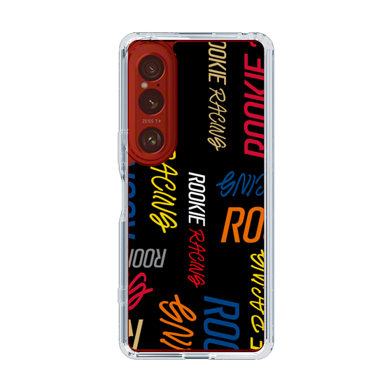 スリムプロテクションケース［ ルーキーレーシング - カラフルロゴ - ブラック ］