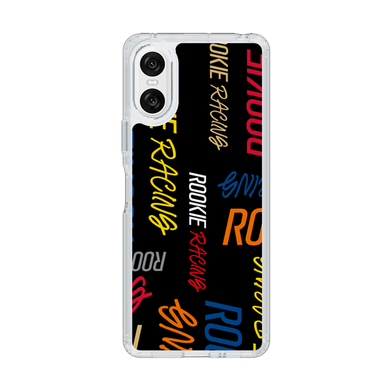 スリムプロテクションケース［ ルーキーレーシング - カラフルロゴ - ブラック ］