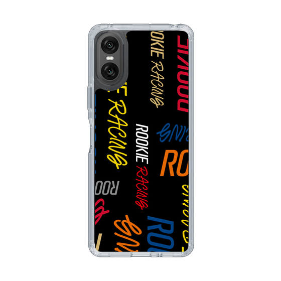 スリムプロテクションケース［ ルーキーレーシング - カラフルロゴ - ブラック ］