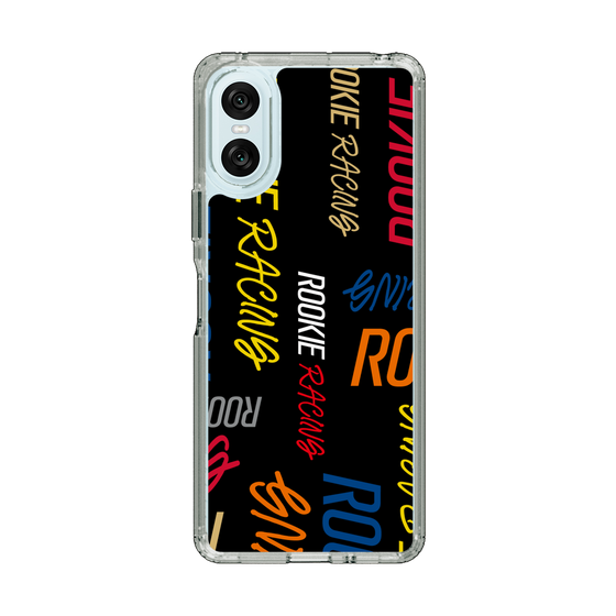 スリムプロテクションケース［ ルーキーレーシング - カラフルロゴ - ブラック ］