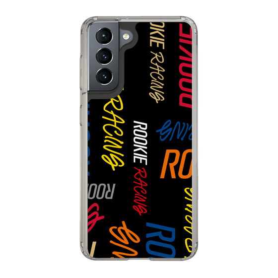 スリムプロテクションケース［ ルーキーレーシング - カラフルロゴ - ブラック ］