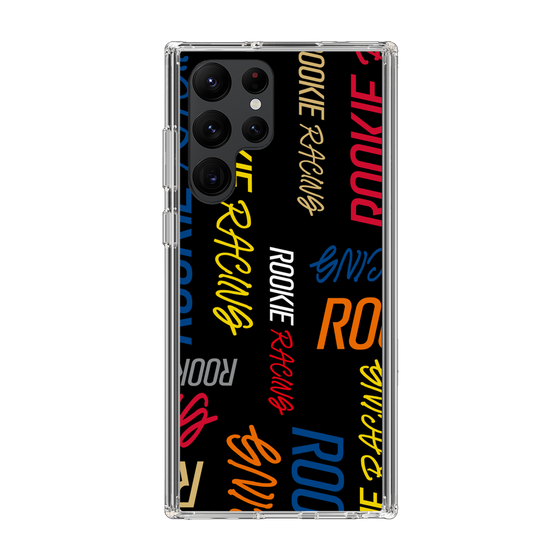 スリムプロテクションケース［ ルーキーレーシング - カラフルロゴ - ブラック ］