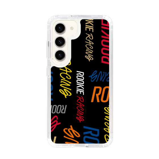 スリムプロテクションケース［ ルーキーレーシング - カラフルロゴ - ブラック ］