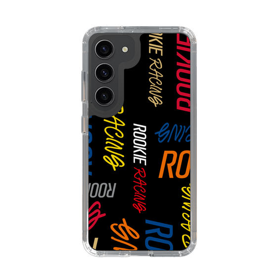 スリムプロテクションケース［ ルーキーレーシング - カラフルロゴ - ブラック ］