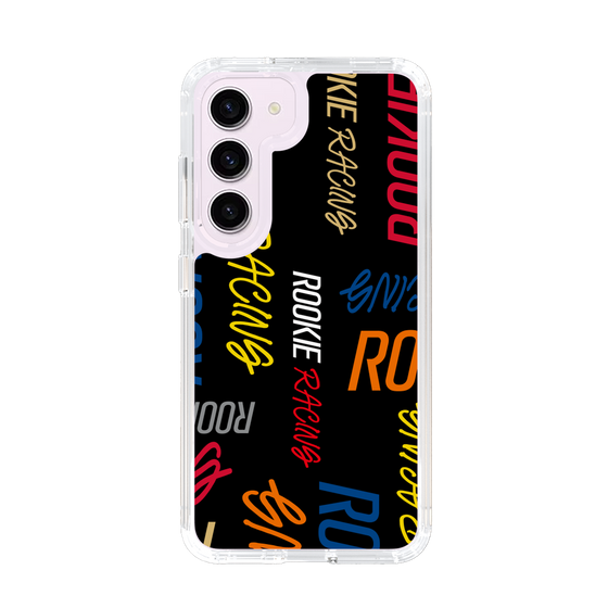 スリムプロテクションケース［ ルーキーレーシング - カラフルロゴ - ブラック ］