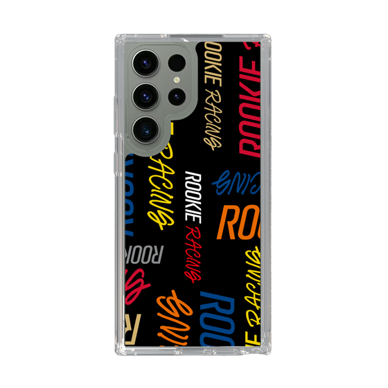 スリムプロテクションケース［ ルーキーレーシング - カラフルロゴ - ブラック ］