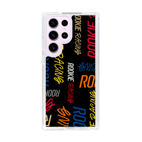 スリムプロテクションケース［ ルーキーレーシング - カラフルロゴ - ブラック ］