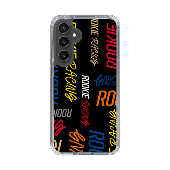 スリムプロテクションケース［ ルーキーレーシング - カラフルロゴ - ブラック ］