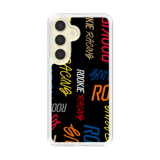 スリムプロテクションケース［ ルーキーレーシング - カラフルロゴ - ブラック ］