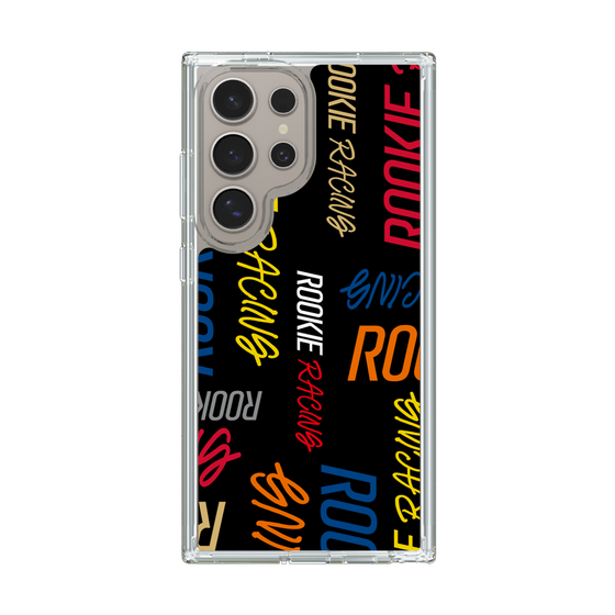 スリムプロテクションケース［ ルーキーレーシング - カラフルロゴ - ブラック ］