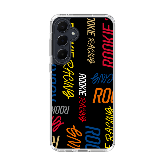 スリムプロテクションケース［ ルーキーレーシング - カラフルロゴ - ブラック ］