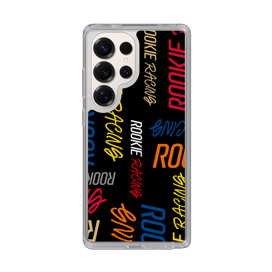 スリムプロテクションケース［ ルーキーレーシング - カラフルロゴ - ブラック ］