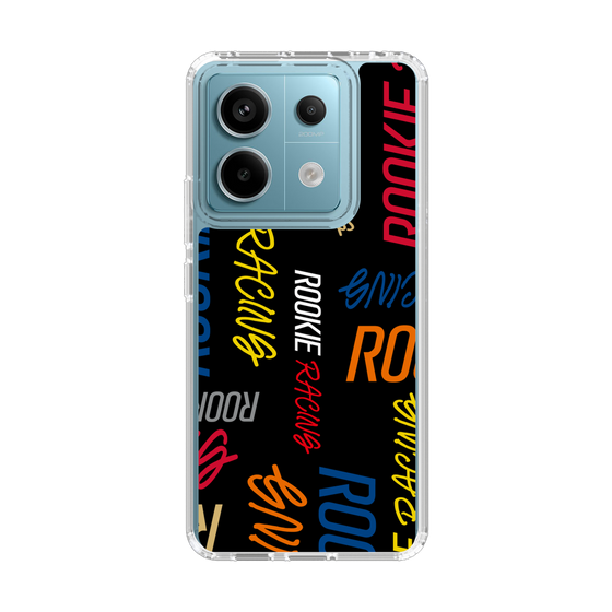 スリムプロテクションケース［ ルーキーレーシング - カラフルロゴ - ブラック ］