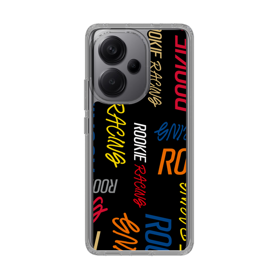 スリムプロテクションケース［ ルーキーレーシング - カラフルロゴ - ブラック ］