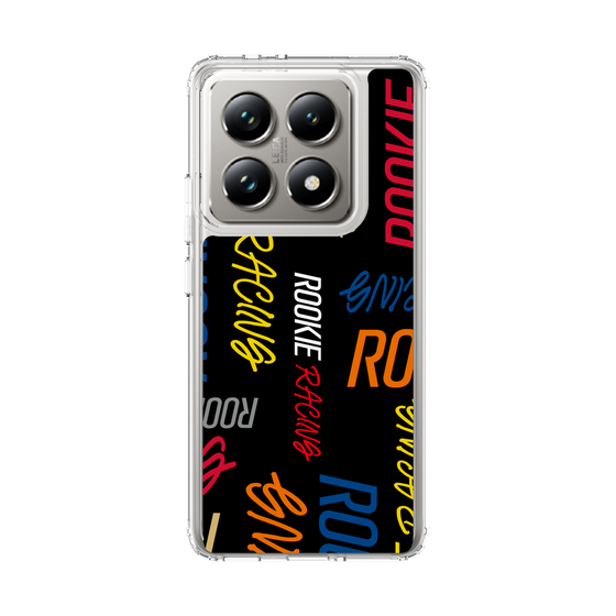 スリムプロテクションケース［ ルーキーレーシング - カラフルロゴ - ブラック ］