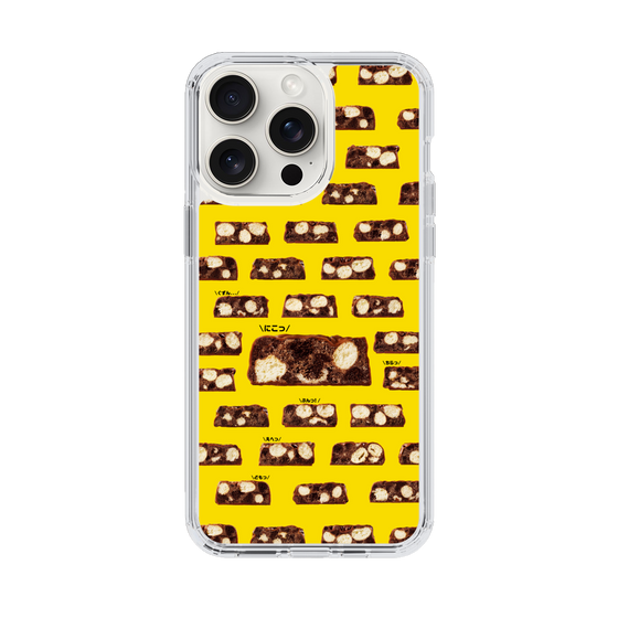 スリムプロテクションケース［ ブラックサンダー - 断面 - 総柄 ］