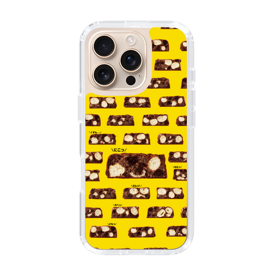 スリムプロテクションケース［ ブラックサンダー - 断面 - 総柄 ］