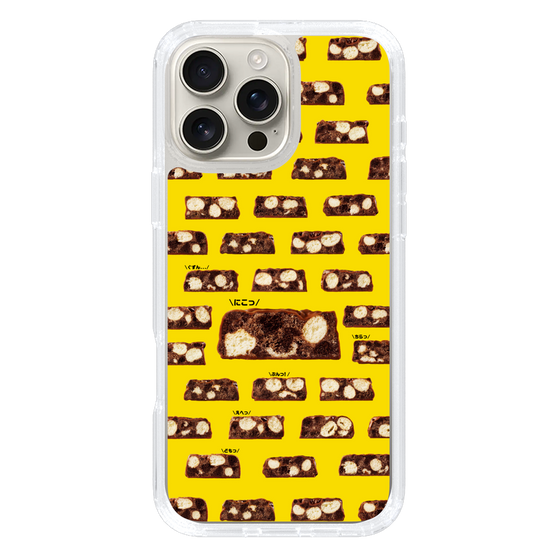 スリムプロテクションケース［ ブラックサンダー - 断面 - 総柄 ］