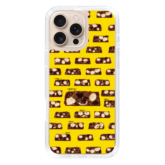 スリムプロテクションケース［ ブラックサンダー - 断面 - 総柄 ］