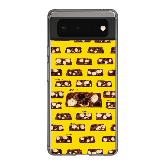 スリムプロテクションケース［ ブラックサンダー - 断面 - 総柄 ］