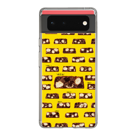 スリムプロテクションケース［ ブラックサンダー - 断面 - 総柄 ］