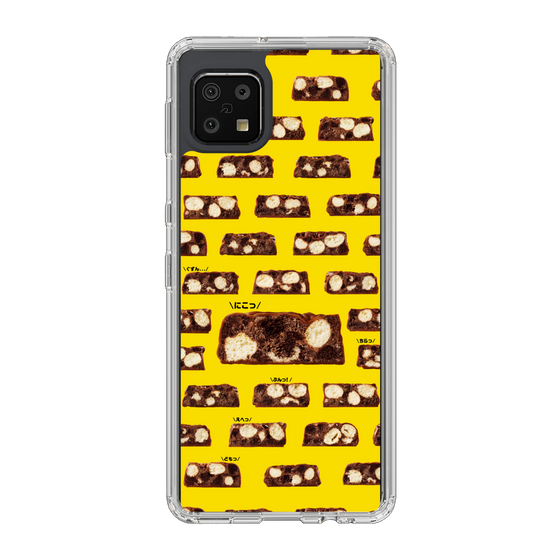 スリムプロテクションケース［ ブラックサンダー - 断面 - 総柄 ］