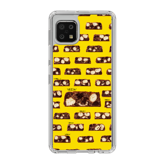 スリムプロテクションケース［ ブラックサンダー - 断面 - 総柄 ］