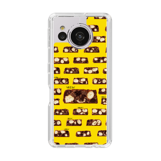 スリムプロテクションケース［ ブラックサンダー - 断面 - 総柄 ］