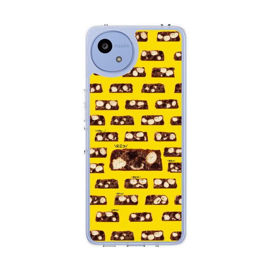 スリムプロテクションケース［ ブラックサンダー - 断面 - 総柄 ］