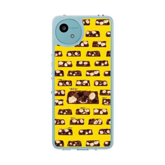 スリムプロテクションケース［ ブラックサンダー - 断面 - 総柄 ］