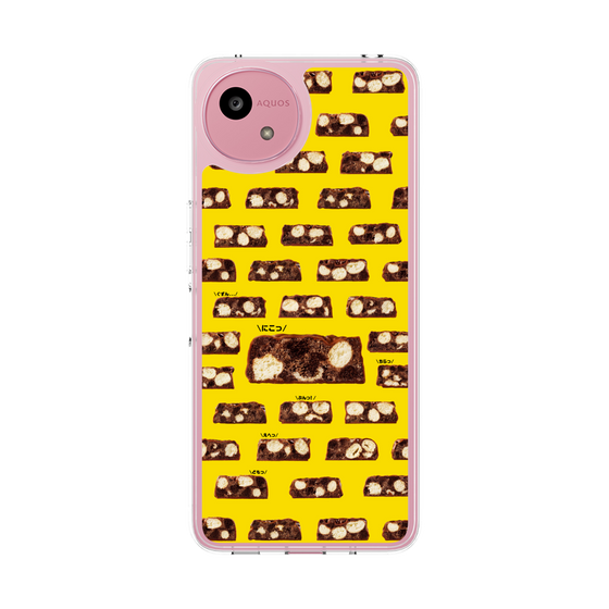 スリムプロテクションケース［ ブラックサンダー - 断面 - 総柄 ］