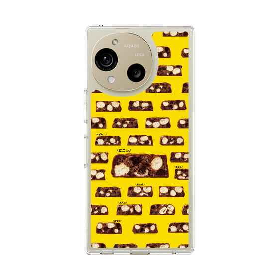 スリムプロテクションケース［ ブラックサンダー - 断面 - 総柄 ］