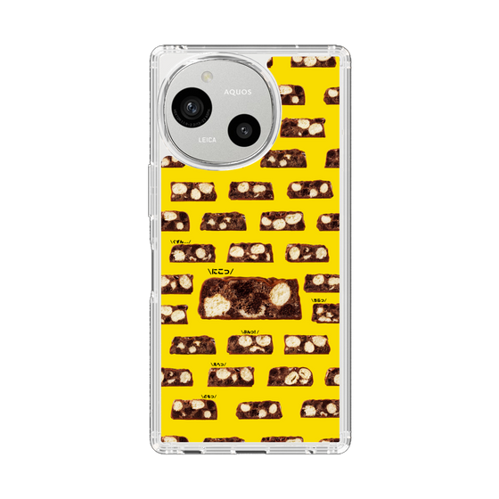 スリムプロテクションケース［ ブラックサンダー - 断面 - 総柄 ］