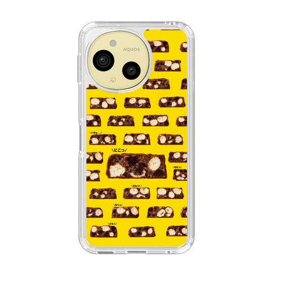 スリムプロテクションケース［ ブラックサンダー - 断面 - 総柄 ］