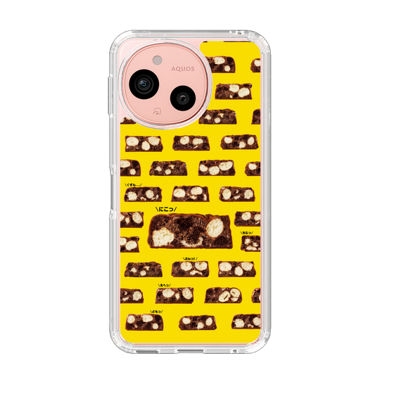 スリムプロテクションケース［ ブラックサンダー - 断面 - 総柄 ］