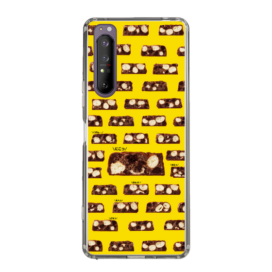 スリムプロテクションケース［ ブラックサンダー - 断面 - 総柄 ］