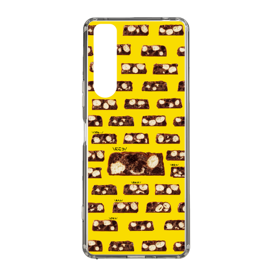 スリムプロテクションケース［ ブラックサンダー - 断面 - 総柄 ］