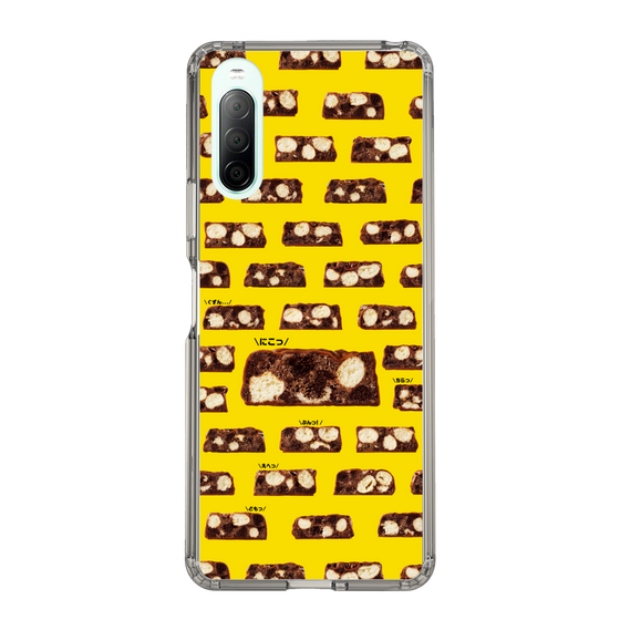 スリムプロテクションケース［ ブラックサンダー - 断面 - 総柄 ］