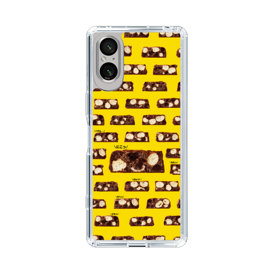 スリムプロテクションケース［ ブラックサンダー - 断面 - 総柄 ］