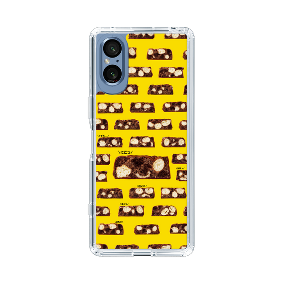 スリムプロテクションケース［ ブラックサンダー - 断面 - 総柄 ］