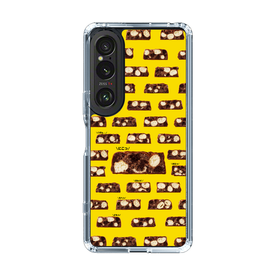 スリムプロテクションケース［ ブラックサンダー - 断面 - 総柄 ］