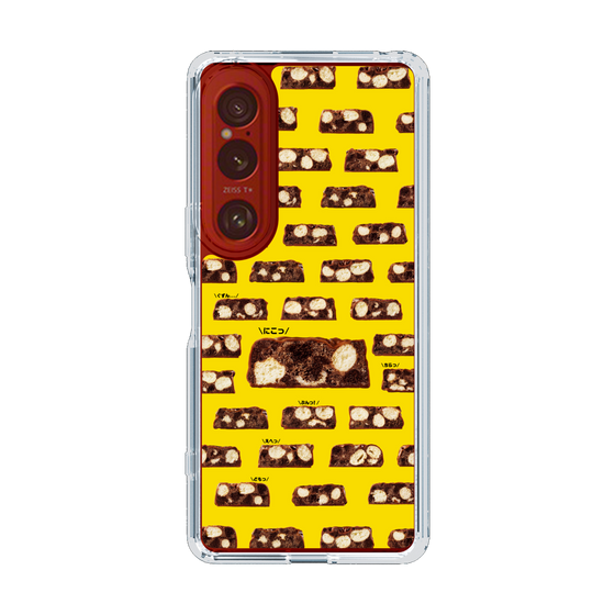 スリムプロテクションケース［ ブラックサンダー - 断面 - 総柄 ］