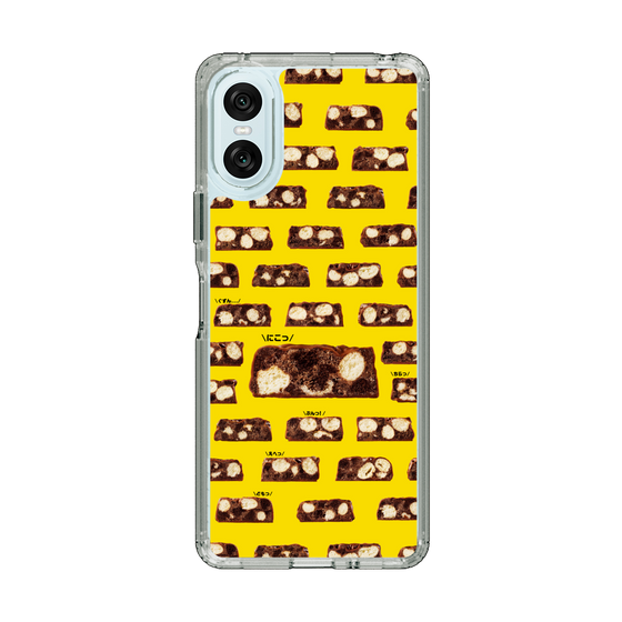 スリムプロテクションケース［ ブラックサンダー - 断面 - 総柄 ］