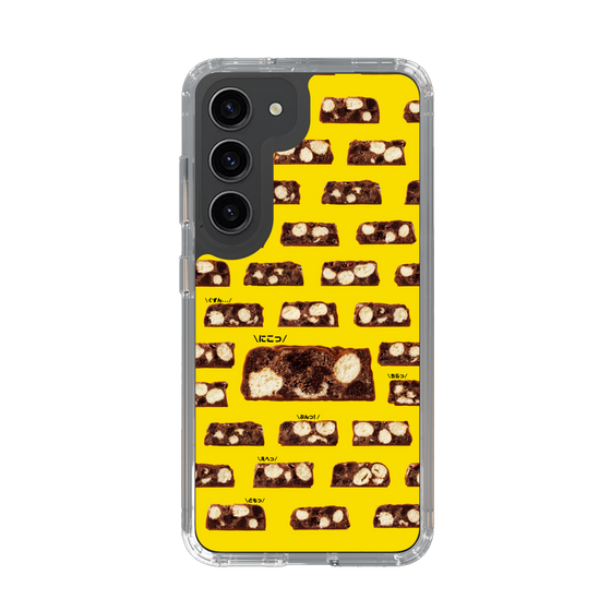 スリムプロテクションケース［ ブラックサンダー - 断面 - 総柄 ］