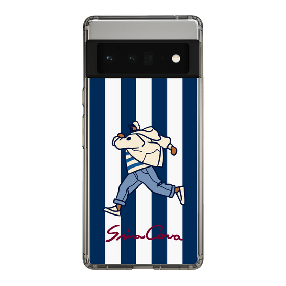 スリムプロテクションケース［ SINA COVA - ストライプ ］