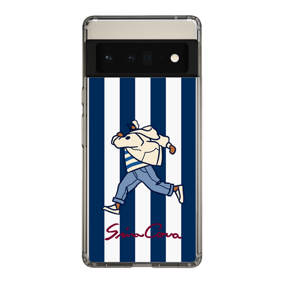 スリムプロテクションケース［ SINA COVA - ストライプ ］