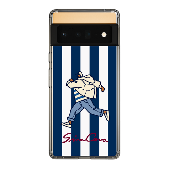 スリムプロテクションケース［ SINA COVA - ストライプ ］