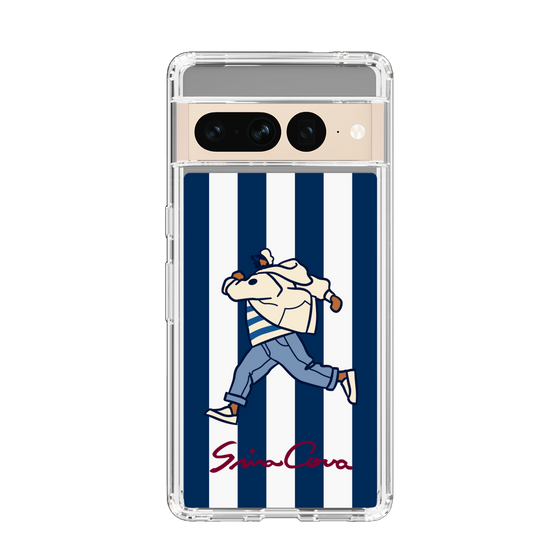 スリムプロテクションケース［ SINA COVA - ストライプ ］