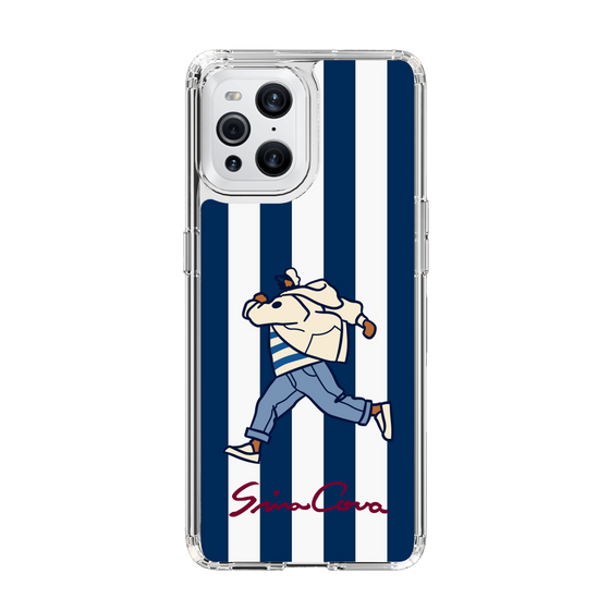 スリムプロテクションケース［ SINA COVA - ストライプ ］