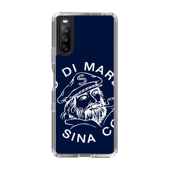 スリムプロテクションケース［ SINA COVA - マリンロゴ ］